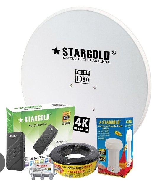 Professional satellite dish installation
